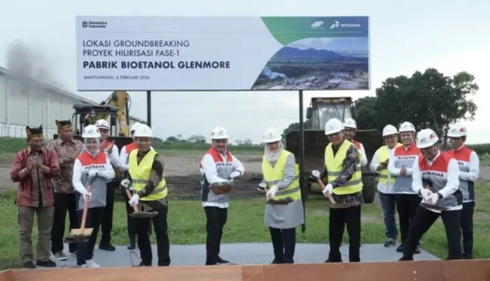 Salah satu proyek utama yang ditandai dengan peletakan batu pertama adalah pembangunan pabrik bioetanol di Kabupaten Banyuwangi, Jawa Timur. (Istimewa/INFOBERGIZI.NET)